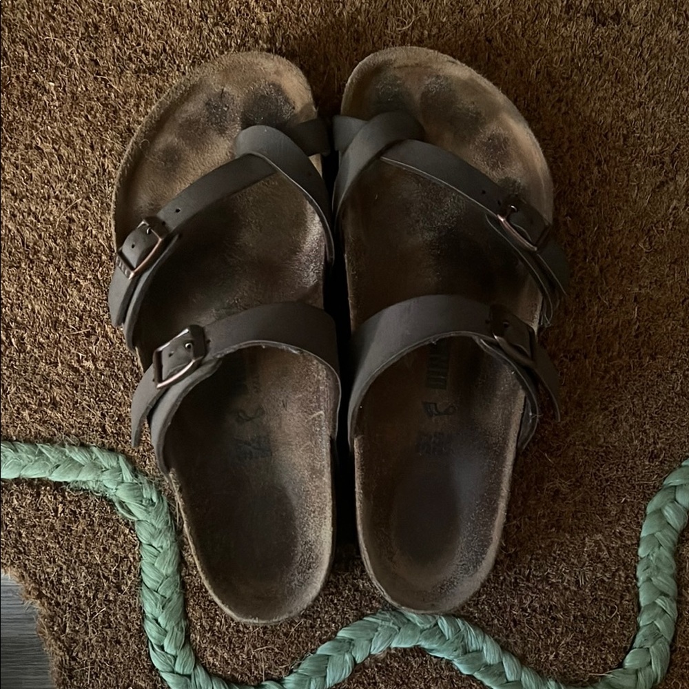 Birkenstock Brown Mayari Birko-Flor Sandal